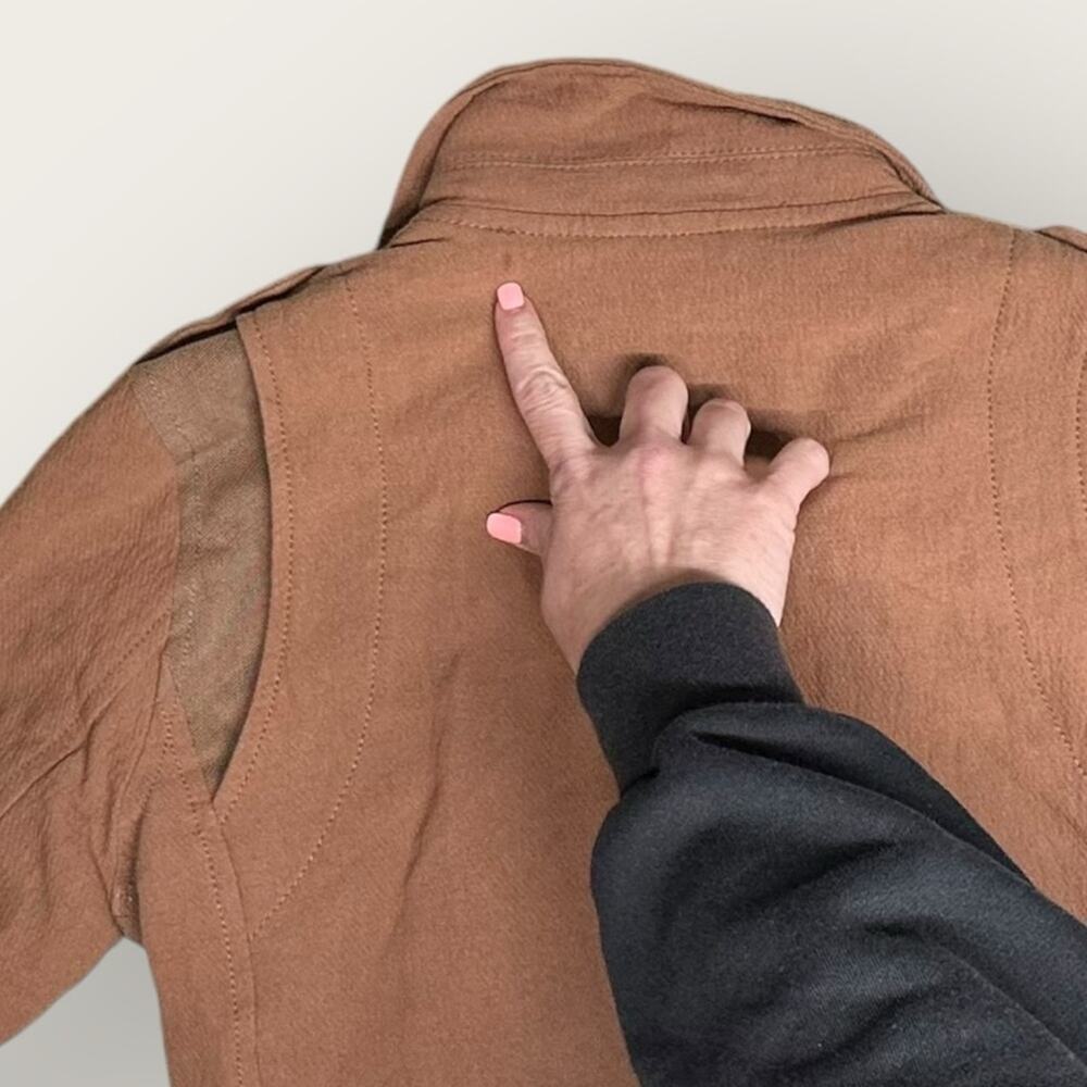 NWT | BlankNYC | Textured Moto Tan Jacket | Chai Tea | Small - Picture 15 of 16